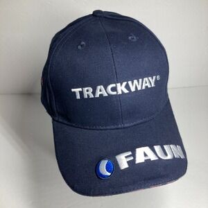 Trackway Faun USA Cap Hat Blue Adjustable Strapback Rugged Terrains Tackled